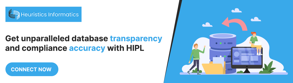 HIPL audit vault services for database transparency and accurate compliance reporting