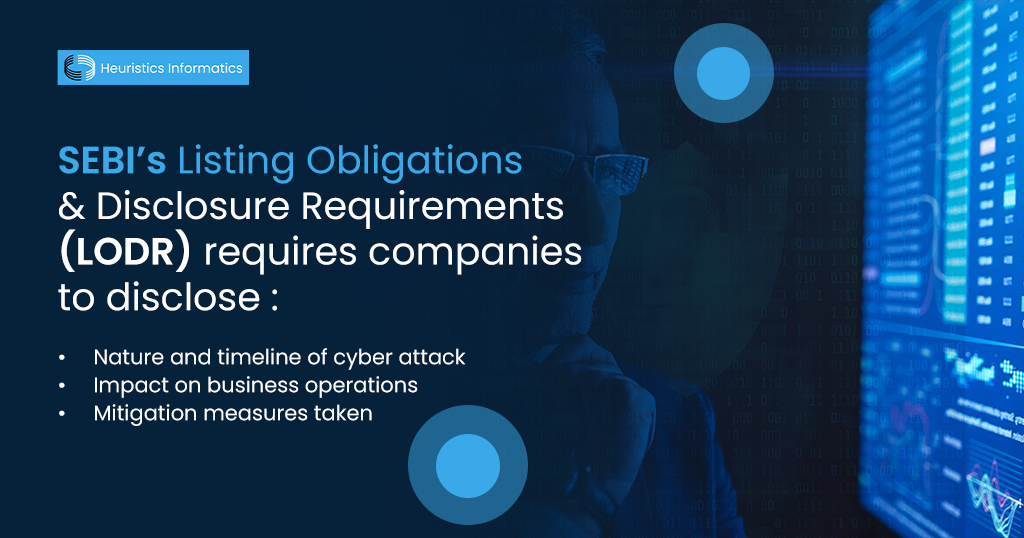 MCA updates and SEBI LODR rules on cybersecurity incident disclosures for companies