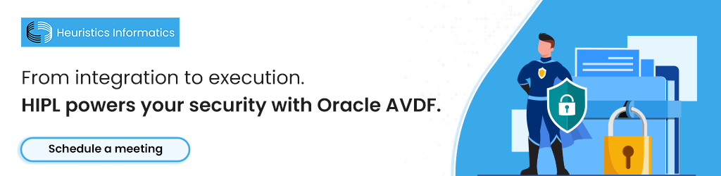 HIPL implementation of Oracle AVDF for enterprise database encryption and security integration