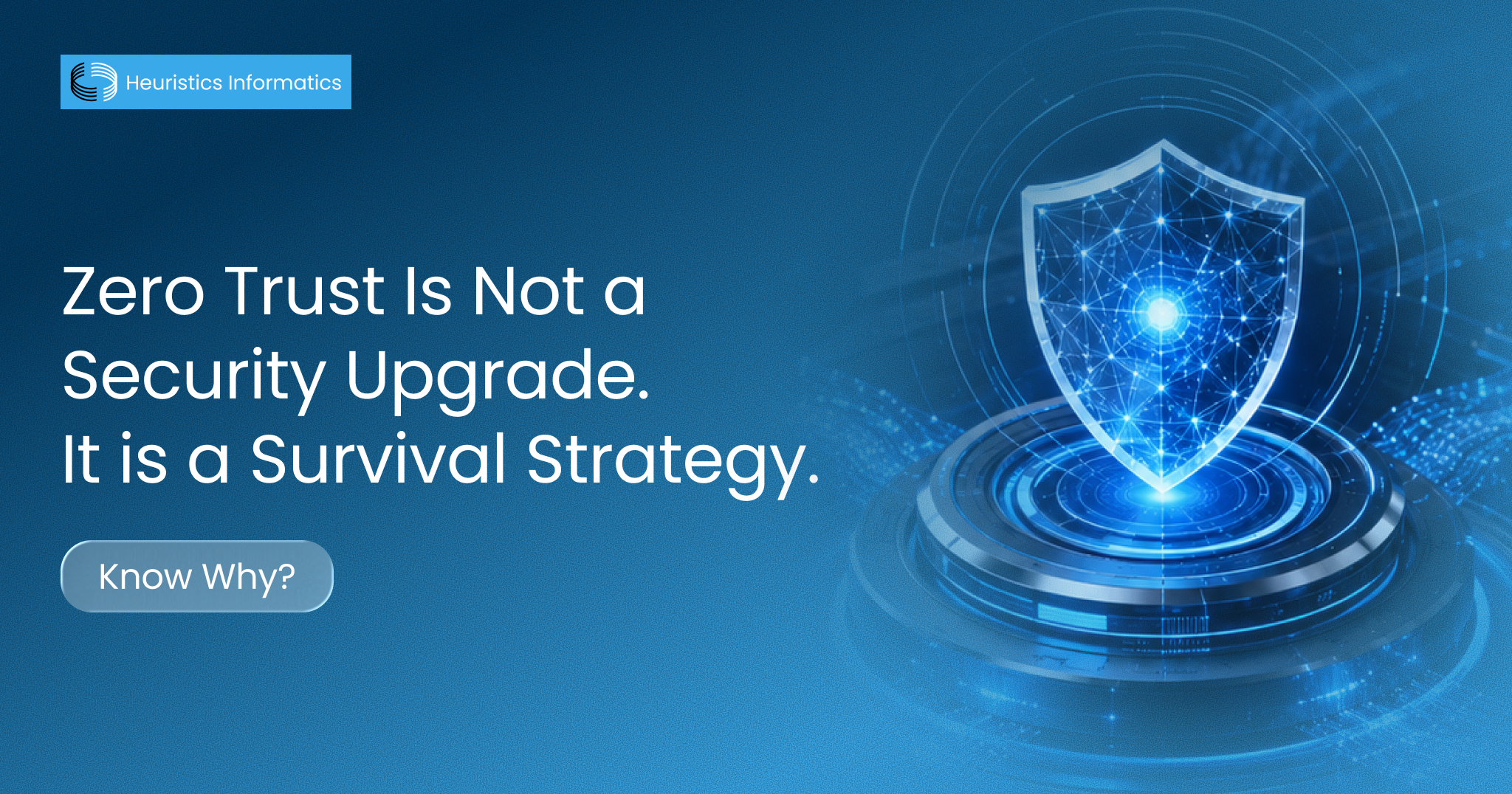 Zero Trust Security for modern enterprise architecture concept